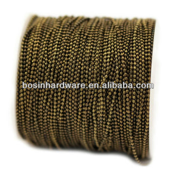 Fashion High Quality Metal Brass Faceted Ball Chain