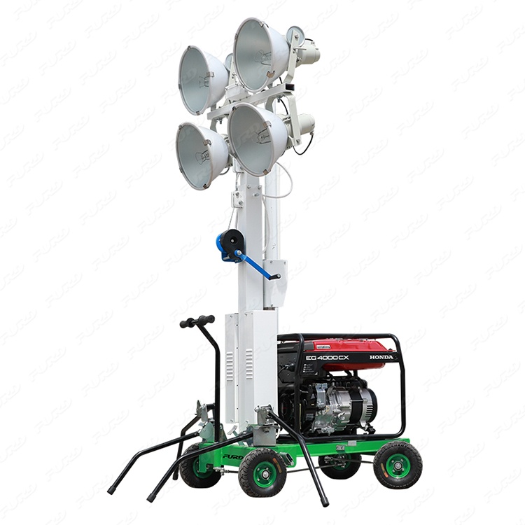Generador diesel Torre de luz móvil 5m con precio razonable