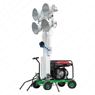Dependable performance lift 5m generator to move light tower