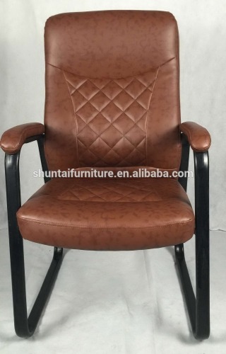 PVC conference chair with armrest powder