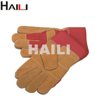 Leather working glove HL4019
