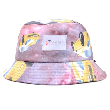 cartoon print bucket hat,cartoon pattern bucket hat,polyester/cotton fabric bucket hat pattern