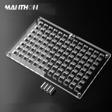 DIY Keycaps Gaming Keyboard Metal Bracket Acrylic Base Switch Tester