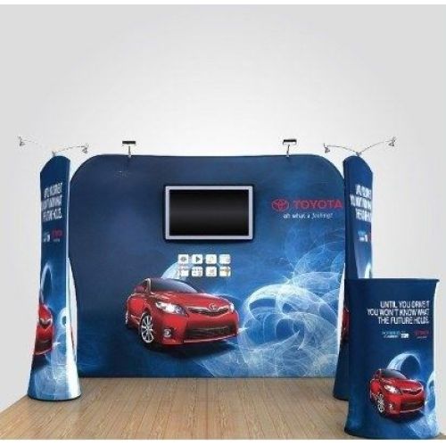 Hop Up Stretch Fabric Display Backdrop for Exhibition
