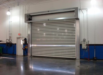 JAD brand used for garage insulating spiral door