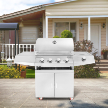 Modern Simple Modular Outdoor Kitchen Commercial Gas Ovens Custom Modern Outdoor Kitchen