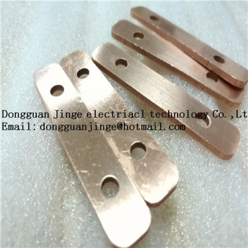 Differnet size purple copper bar