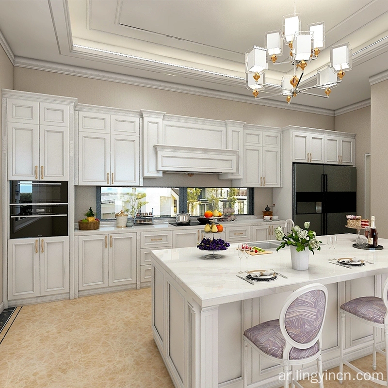 أعلى مستوى مطبخ مجلس الوزراء شاكر مع الجزيرة الصور والصور