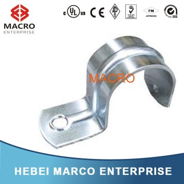 pre-galvanized carbon steel one hole pipe strap