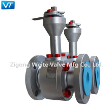 Flanged stainless steel floating ball valves