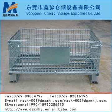 Foldable Steel Wire Container Steel Wire Mesh Cage