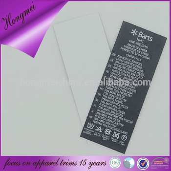 Durable satin peel off sticker print label