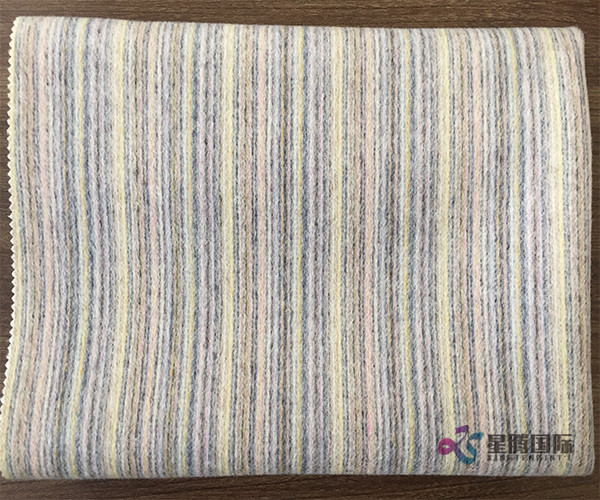 New Launched Colorful Stripe 100% Wool Fabric