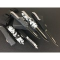 Microtech sort automatisk OTF-kniv med glasknuser