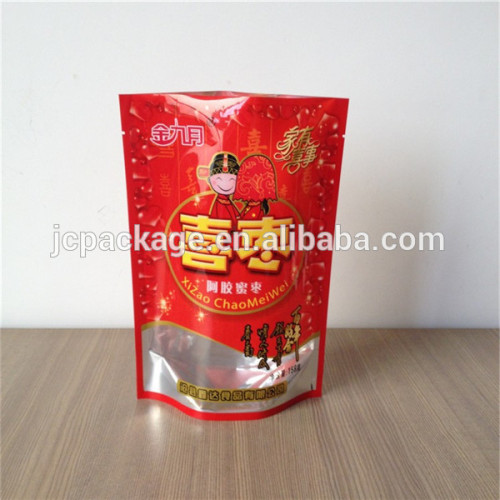 stand up food packaging pouch/snack food pouch/snack food packaging