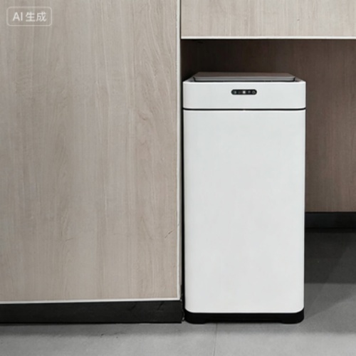 Smart Induction Trash Can with Odor Elimination and Automatic Lid