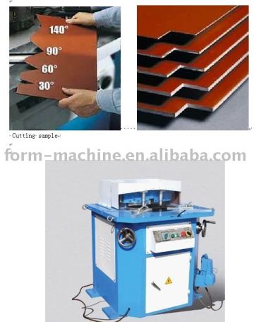 Hydraulic corner Notcher, Variable angle cutting machine