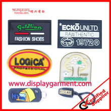 embossed silicone rubber label