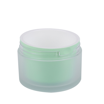 Customized Cheap 100g Plastic Facial Cream Container - Airless Cream Jar PP ABS Mini Sample Jar