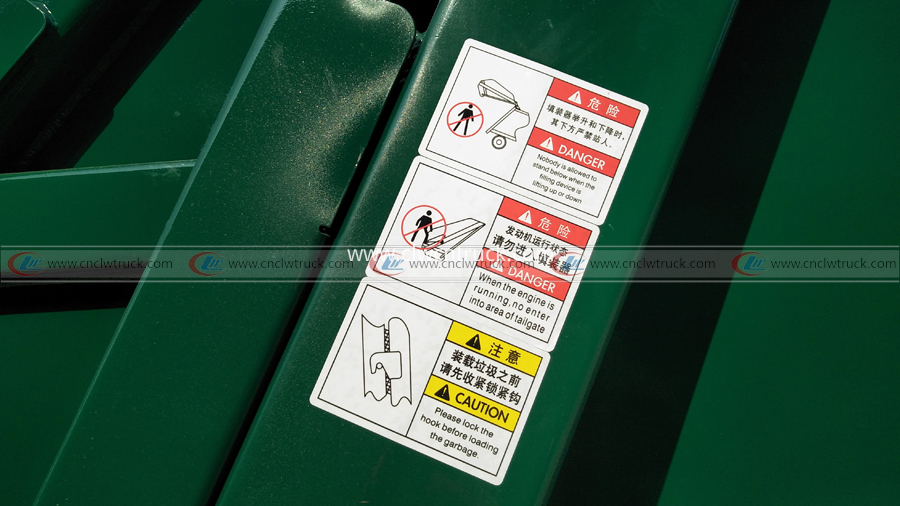 garbage compactor truck details 9