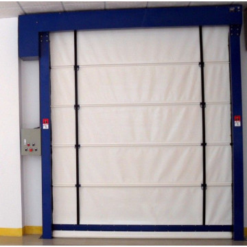 Puerta de enrollado rápido de PVC automática