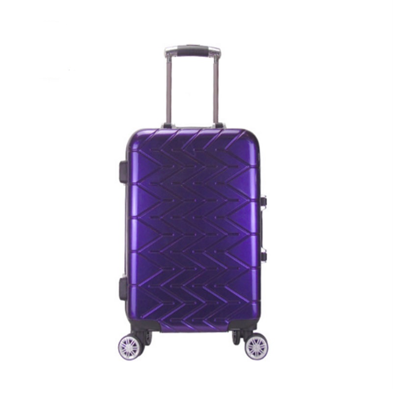 Purple Pvc Luggage