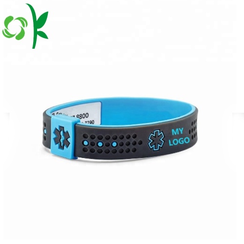 Bracelet de puissance imprimé en silicone de qualité supérieure avec bracelet imprimé