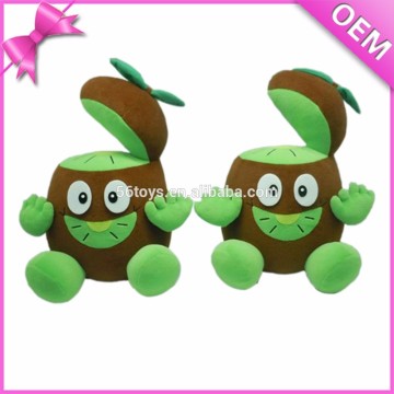 Cotton plush soft fruit toy, soft toy kiwi