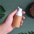 30ml empty bamboo foam pump bottle