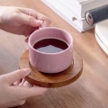 Taca de café y platillo nórdico Cappuccino Tazas de té de café con leche de 12 piezas Cerámica de 250 ml de café de porcelana