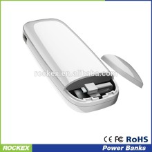 New design Portable power bank with cable inside