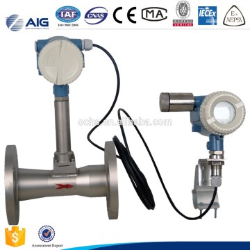 Remote type vortex flowmeter for steam measurement