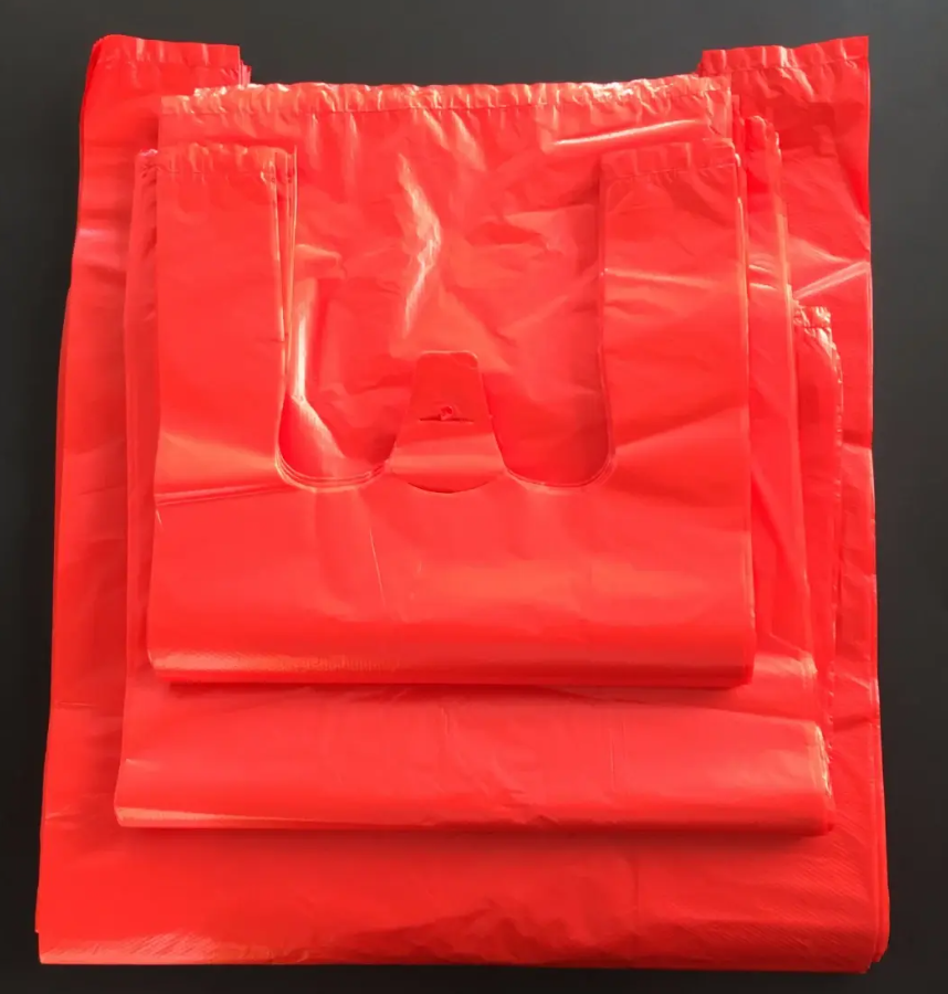 Customized PE plastic shopping bag