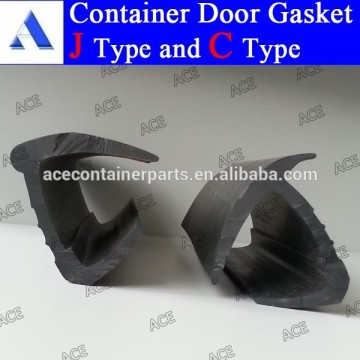 J C type container rubber door seals