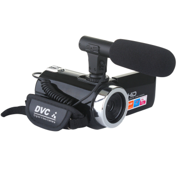 3.0inch DV668 18X Digital Zoom Outdoor Photography Recorder Microphone 24.0MP Camcorder Full HD COMS Sensor Video Camera LCD