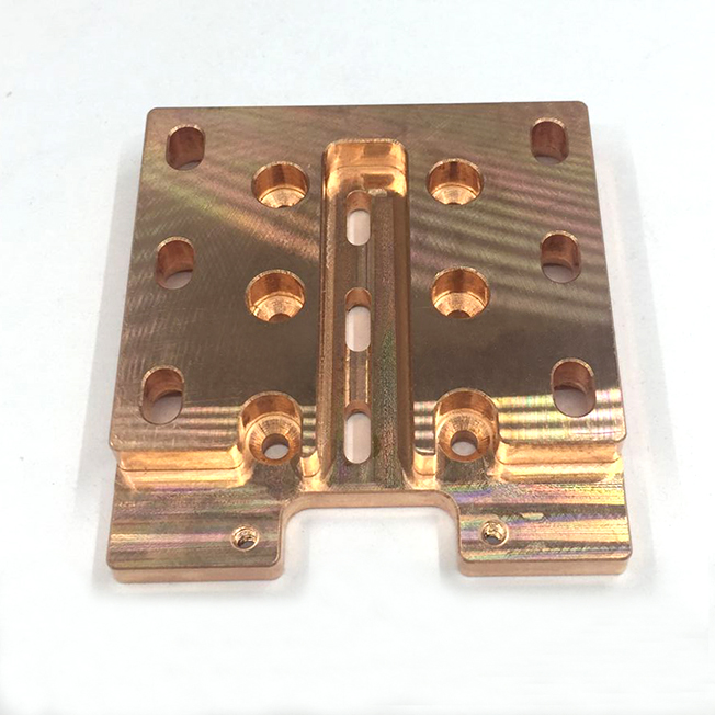 machining copper fixed plate