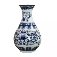 Chinese Blue and White Porcelain Wall Vases