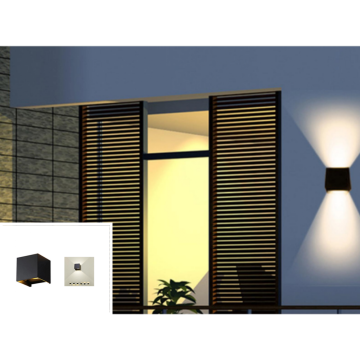 LED wall lights with bidirectional lighting