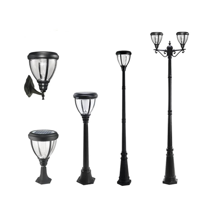 Garden Yard Park Hot-dip-galvanized Steel Pole Manufacturer Outdoor Lamp Poles Street Light Poles