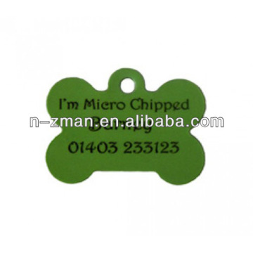 Tag Printed,Green Color Tag,Pet Tag