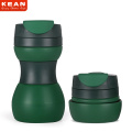최고의 가격 500 ML 비 독성 BPA 무료 Collapsible 실리콘 커피 컵 의상