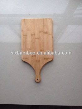 natural bamboo pizza cutting board with long handle wholesale