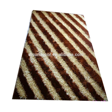 2016 new design anti slip area rug shaggy