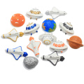 Kawaii varios aviones nave Saturno Venus planeta tierra resina cabujón trasero plano Scrapbooking Scrapbook artesanía DIY adornos