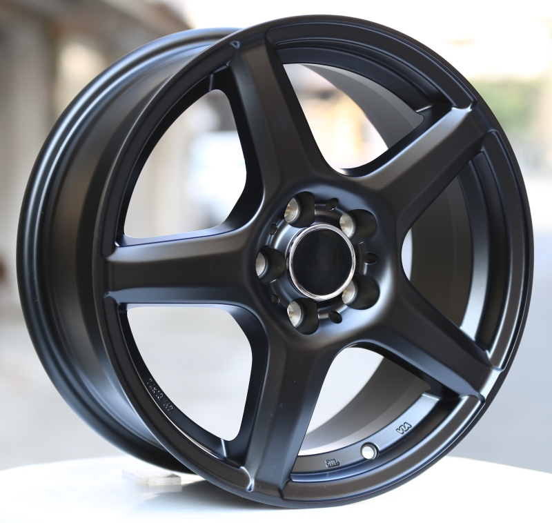 16-inch Semi-Matte Black Painted Alloy