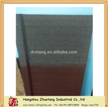 wood grain colorful customized stone coated metal tile