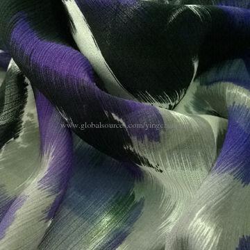 Crepe GGT Chiffon with Screen Printing
