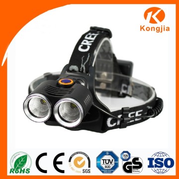 Aluminum Alloy Super bright Torch Light Headlamp Camping Led Powerful Led Recharge Torch Light