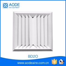 Aluminium ceiling air diffuser square for HVAC units and VAV system, BD2O two way opposite Beveled Edge Rectangular Diffuser
