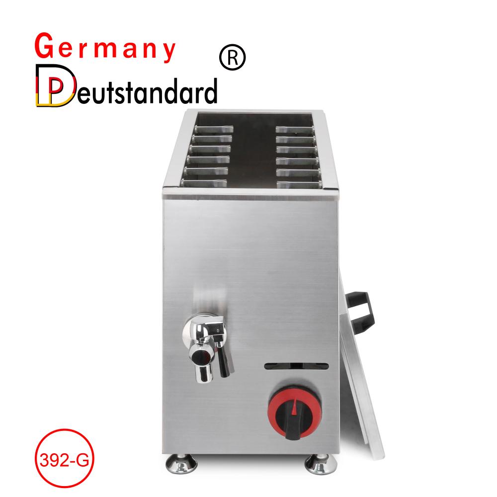 Gas Hot Dog Fryer Hotdog Bun Fryer Use comercial